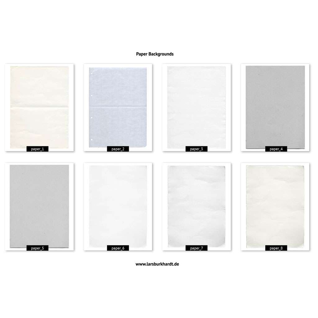 Papier Texturen - Vorschau